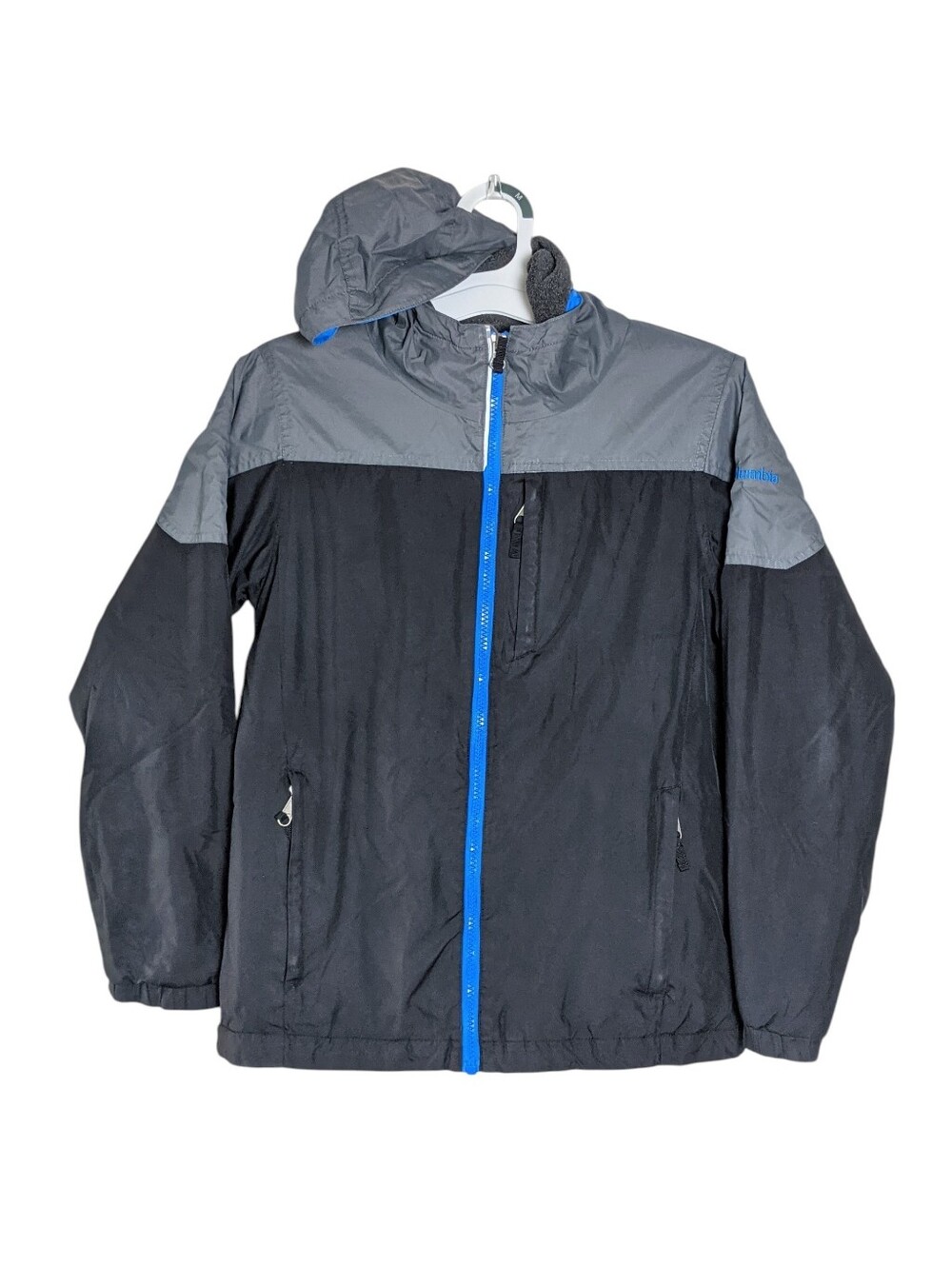 Columbia Boys Rain Jacket Size M 10-12